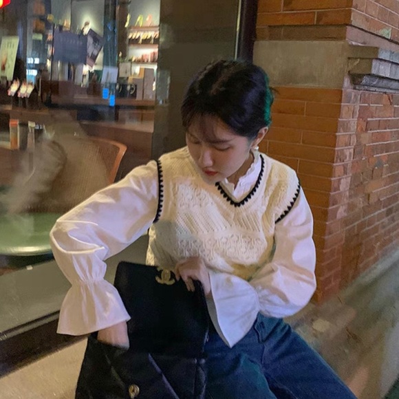 Sweater Vest～Creamy☁️ - Picture 4 of 5